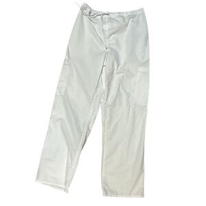SPECTRUM WHITE SCRUB PANTS MEDIUM